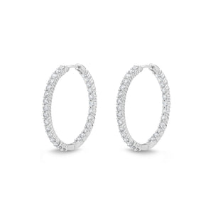 CHHO129_00 Hoops & Huggies Diamond Hoops