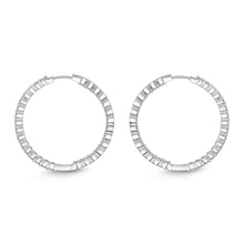 Load image into Gallery viewer, CHHO130_00 Hoops &amp; Huggies Diamond Hoops
