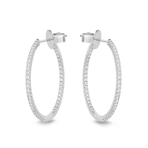 CHHO202_00 Hoops & Huggies Diamond Hoops