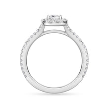 Load image into Gallery viewer, QRHA*26_00 Halo Diamond Engagement Semi-Mount Ring
