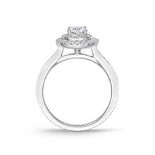 Load image into Gallery viewer, QRHA*23_00 Halo Diamond Engagement Semi-Mount Ring
