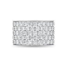 Load image into Gallery viewer, ERPA154_00 Pave Silk Diamond Eternity Ring
