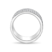 Load image into Gallery viewer, ERPA154_00 Pave Silk Diamond Eternity Ring
