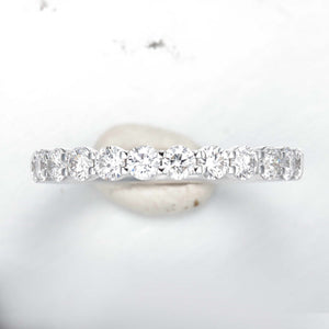 ERPT187_00 Petite Prong Diamond Band Ring