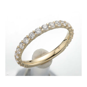 ERPT198_00 Petite Prong Diamond Band Ring