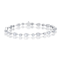 Load image into Gallery viewer, FBBF107_00 Fancy Brilliant Diamond Illusion-setting Bracelet
