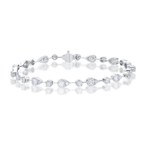 FBBF107_00 Fancy Brilliant Diamond Illusion-setting Bracelet