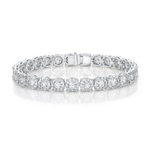 Load image into Gallery viewer, FBBQ104_00 Diamond Bouquets Line Bracelet
