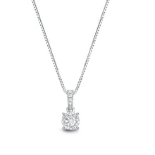 Load image into Gallery viewer, FCBQ104_00 Diamond Bouquets Fashion Necklace
