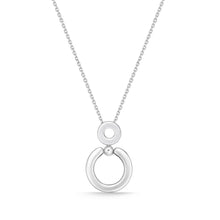 Load image into Gallery viewer, FCDC111_00 Diamond Circle Classic Necklace
