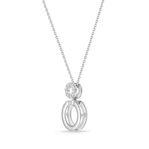 FCDC111_00 Diamond Circle Classic Necklace