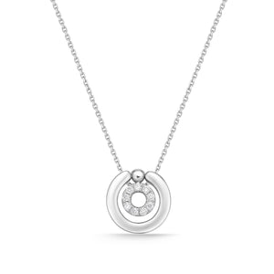 FCDC111_00 Diamond Circle Classic Necklace