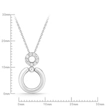 Load image into Gallery viewer, FCDC111_00 Diamond Circle Classic Necklace
