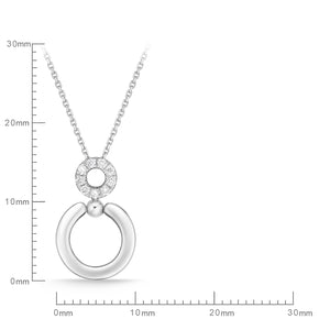 FCDC111_00 Diamond Circle Classic Necklace