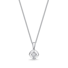 Load image into Gallery viewer, FCFD401_00 My First Diamond Illusion-setting Necklace
