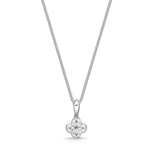 FCFD402_00 My First Diamond Illusion-setting Necklace