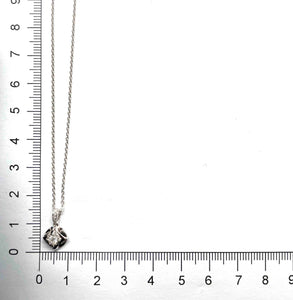 FCFD405_00 My First Diamond Illusion-setting Necklace