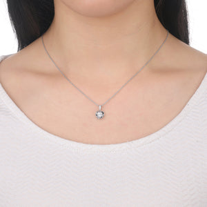 FCFD408_00 My First Diamond Illusion-setting Necklace