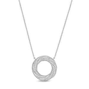 FCPV102_00 Pave Diamond Classic Necklace