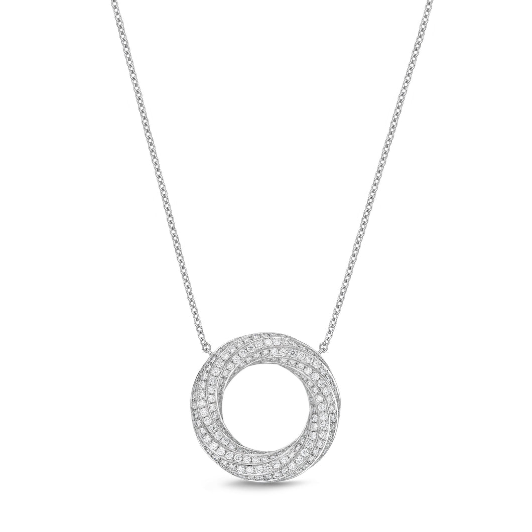 FCPV102_00 Pave Diamond Classic Necklace