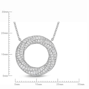 FCPV102_00 Pave Diamond Classic Necklace