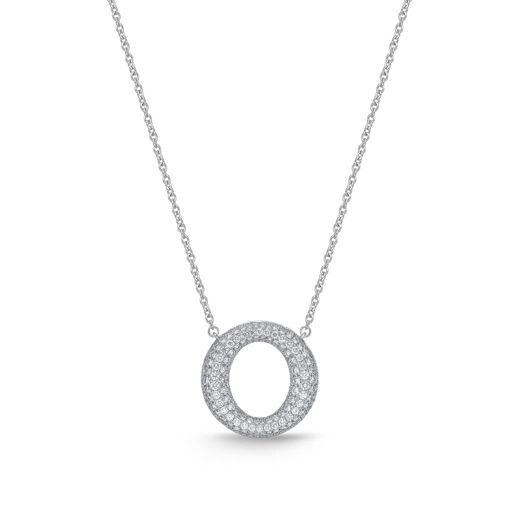 FCPV103_00 Pave Diamond Classic Necklace