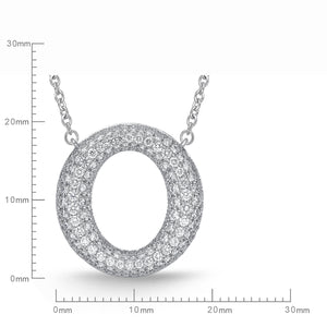 FCPV103_00 Pave Diamond Classic Necklace