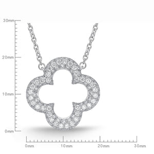 FCPV104_00 Pave Diamond Classic Necklace