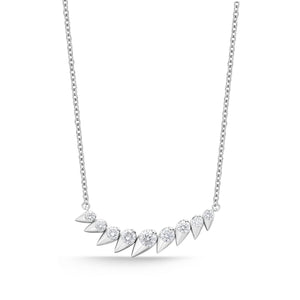 FCVD139_00 "9" Diamond Necklace