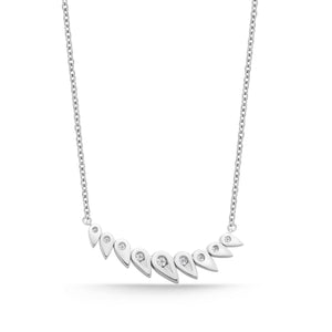 FCVD139_00 "9" Diamond Necklace