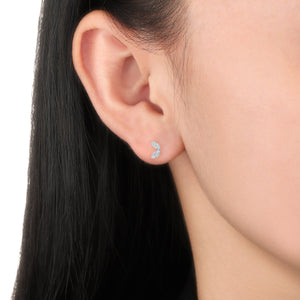 FEBF105_00 Fancy Brilliant Diamond Illusion-setting Earrings