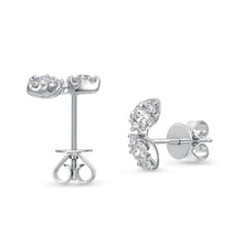 Load image into Gallery viewer, FEBF105_00 Fancy Brilliant Diamond Illusion-setting Earrings
