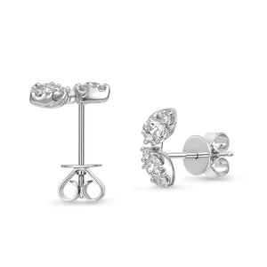 FEBF105_00 Fancy Brilliant Diamond Illusion-setting Earrings