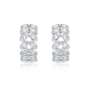 FEBF106_00 Fancy Brilliant Diamond Illusion-setting Earrings