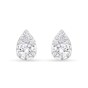 FEBF112_00 Fancy Brilliant Diamond Illusion-setting Earrings