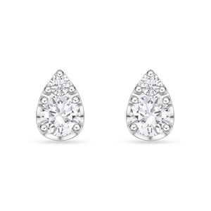 FEBF113_00 Fancy Brilliant Diamond Illusion-setting Earrings