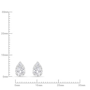 FEBF113_00 Fancy Brilliant Diamond Illusion-setting Earrings