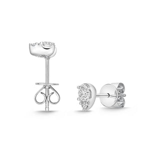 FEBF114_00 Fancy Brilliant Diamond Illusion-setting Earrings