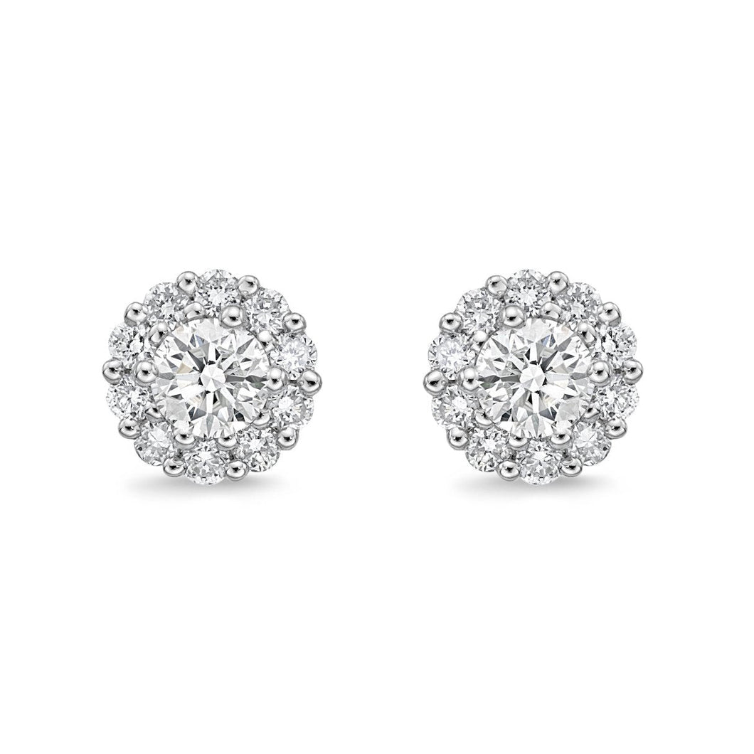 FEBM101_00 Blossom Diamond Studs Earrings