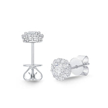 Load image into Gallery viewer, FEBM102_00 Blossom Diamond Studs Earrings
