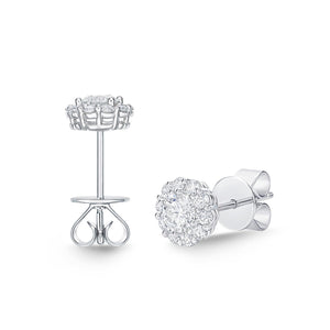 FEBM102_00 Blossom Diamond Studs Earrings