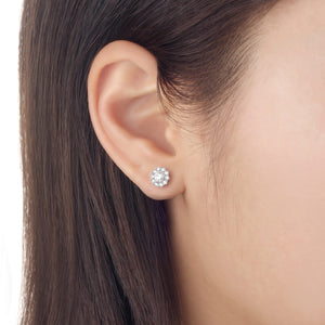 FEBM103_00 Blossom Diamond Studs Earrings