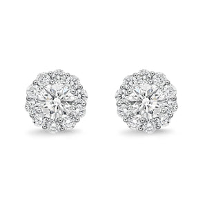 FEBM105_00 Blossom Diamond Studs Earrings