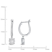 Load image into Gallery viewer, FEBQ110_00 Diamond Bouquets Dangling Earrings
