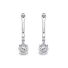 Load image into Gallery viewer, FEBQ111_00 Diamond Bouquets Dangling Earrings
