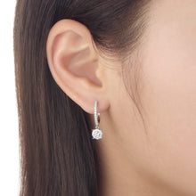 Load image into Gallery viewer, FEBQ112_00 Diamond Bouquets Dangling Earrings
