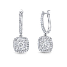 Load image into Gallery viewer, FEBQ117_00 Diamond Bouquets Dangling Earrings

