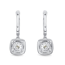 Load image into Gallery viewer, FEBQ117_00 Diamond Bouquets Dangling Earrings
