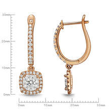 Load image into Gallery viewer, FEBQ118_00 Diamond Bouquets Dangling Earrings
