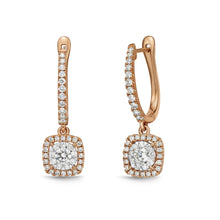Load image into Gallery viewer, FEBQ118_00 Diamond Bouquets Dangling Earrings
